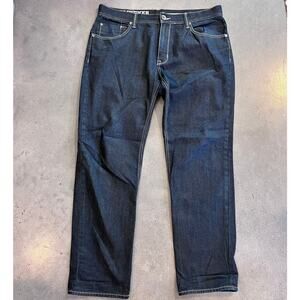 DKNY Jeans Bleecker Straight leg dark denim jeans Mens 36 x 30 casual pants
